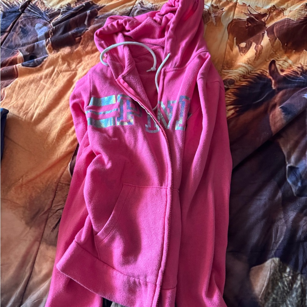 PINK Victoria's Secret Hot Pink Hoodie